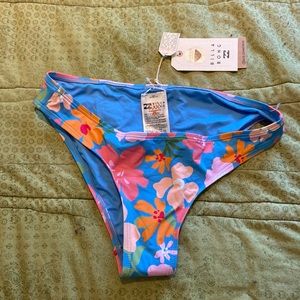Floral billabong bikini bottoms